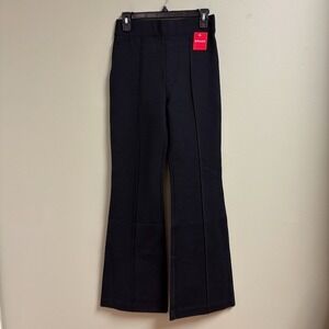 SPANX Womens High Rise Flare Ponte Pants Black Size S Office Work Preppy Dress